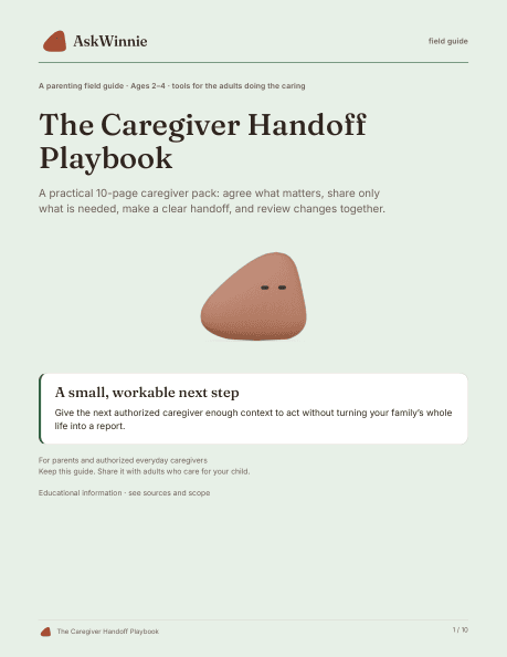 Cover of The Caregiver Handoff Playbook